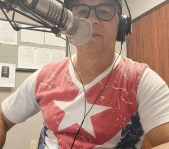 Fernando Perez-Viart. Fernando Perez-Viart speaks during a program on KRVS radio.